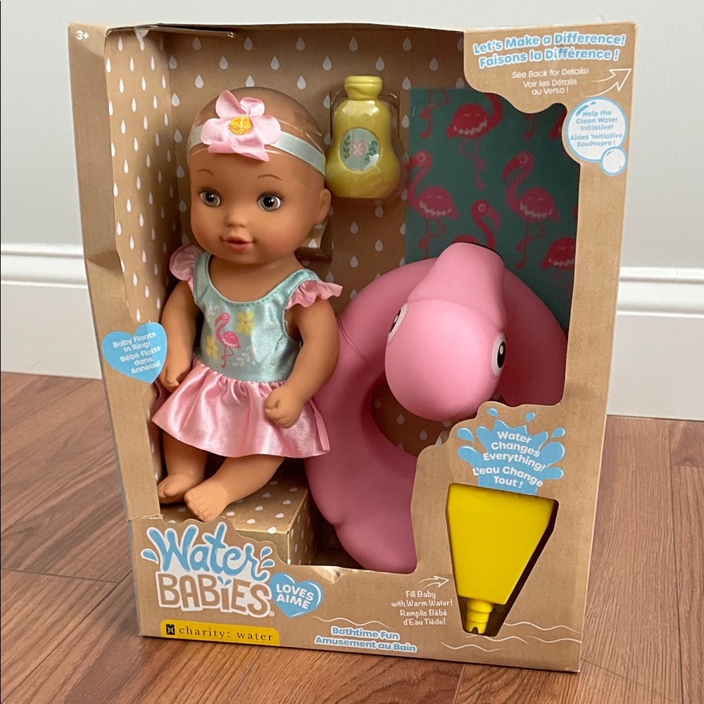 Water Babies Doll with Pink Flamingo